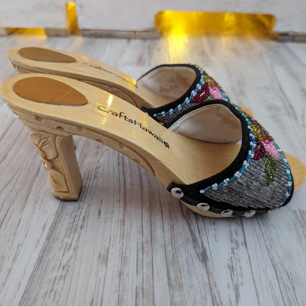 Crafts Hawaii Tiki Heels